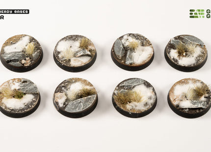 Gamers Guild AZ GamersGrass GamersGrass: Winter Bases, Round 28mm (x8) GamersGrass