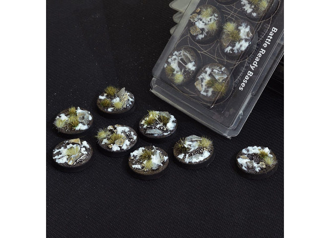 Gamers Guild AZ GamersGrass GamersGrass: Winter Bases, Round 32mm (x8) GamersGrass