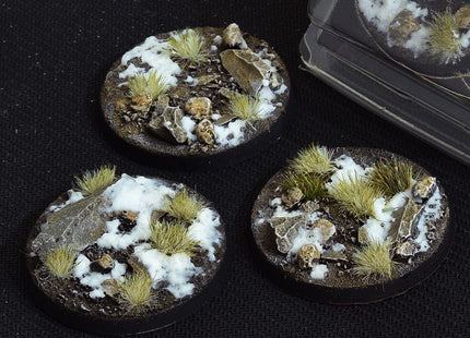 Gamers Guild AZ GamersGrass GamersGrass: Winter Bases, Round 50mm (x3) GamersGrass