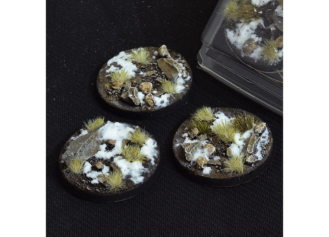 Gamers Guild AZ GamersGrass GamersGrass: Winter Bases, Round 50mm (x3) GamersGrass