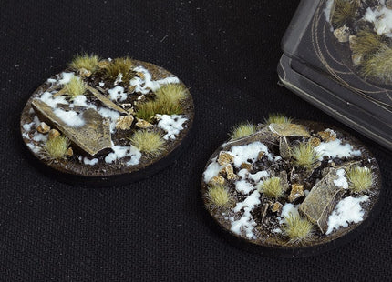 Gamers Guild AZ GamersGrass GamersGrass: Winter Bases, Round 60mm (x2) GamersGrass