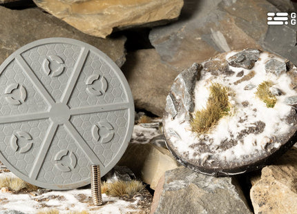 Gamers Guild AZ GamersGrass GamersGrass: Winter Bases, Round 80mm (x1) GamersGrass