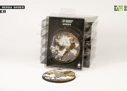 Gamers Guild AZ GamersGrass GamersGrass: Winter Bases, Round 90mm (x1) GamersGrass
