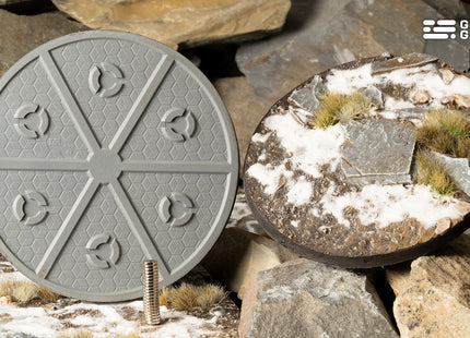 Gamers Guild AZ GamersGrass GamersGrass: Winter Bases, Round 90mm (x1) GamersGrass