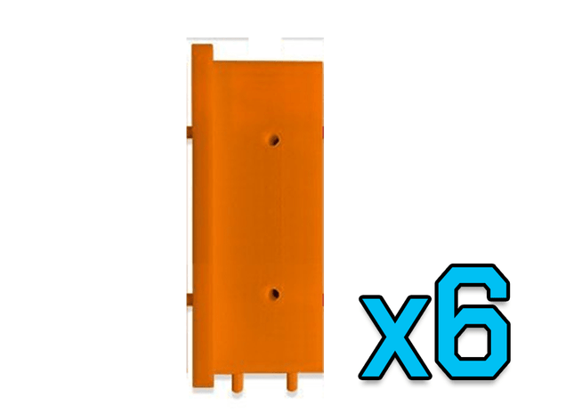 Gamers Guild AZ Gamestax: UberStax - Universal Game Piece Holders (Orange) GameStax