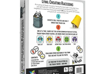 Gamers Guild AZ Gamewright Lying Cheating Raccoons (Pre-Order) AGD