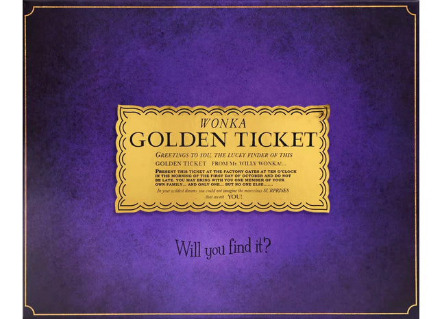 Gamers Guild AZ Gamewright Willy Wonka: Golden Ticket Board Game GTS