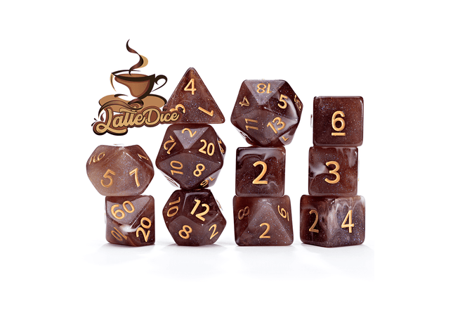 Gamers Guild AZ Gate Keeper Games Gate Keeper Games 11 Die Set: Aether Dice - Latte - Black Friday Gate Keeper Games