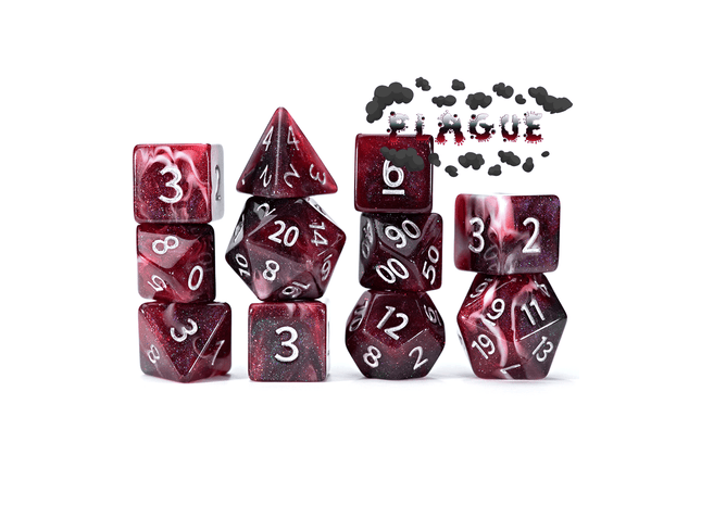 Gamers Guild AZ Gate Keeper Games Gate Keeper Games 11 Die Set: Aether Dice - Plague Gate Keeper Games