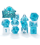 Gamers Guild AZ Gate Keeper Games Gate Keeper Games 11 Die Set: Flowstone Dice - Biome Antarctic - Black Friday Gate Keeper Games