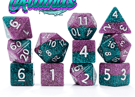 Gamers Guild AZ Gate Keeper Games Gate Keeper Games 11 Die Set: Glitter Bomb - Atlantis - Black Friday Gate Keeper Games