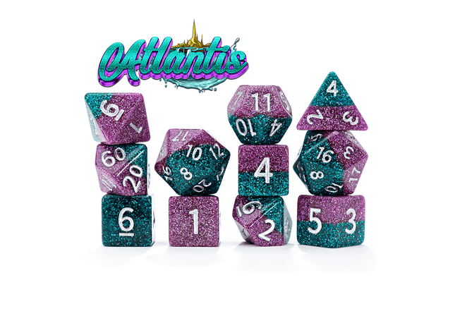 Gamers Guild AZ Gate Keeper Games Gate Keeper Games 11 Die Set: Glitter Bomb - Atlantis Gate Keeper Games