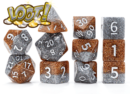 Gamers Guild AZ Gate Keeper Games Gate Keeper Games 11 Die Set: Glitter Bomb - Loot! - Black Friday Gate Keeper Games