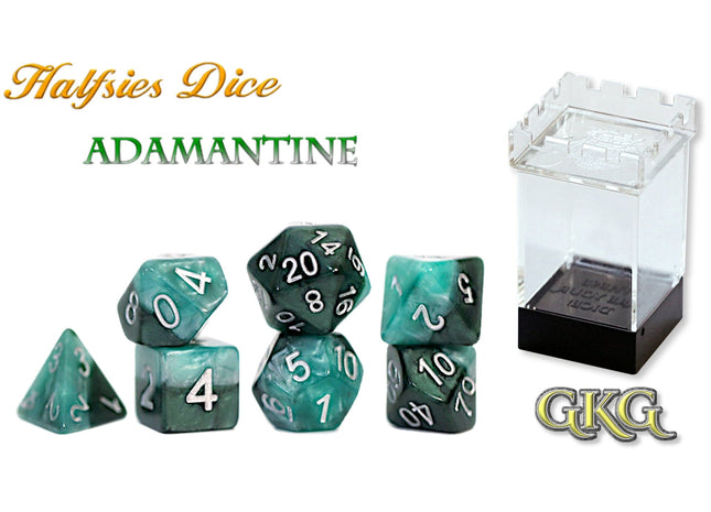 Gamers Guild AZ Gate Keeper Games Gate Keeper Games 11 Die Set: Halfsies Dice -Adamantine Gate Keeper Games