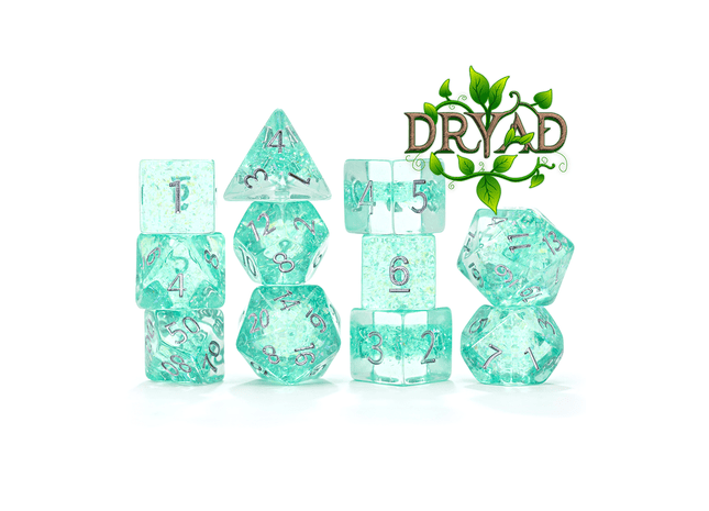 Gamers Guild AZ Gate Keeper Games Gate Keeper Games 11 Die Set: Holographic Dice - Dryad Gate Keeper Games