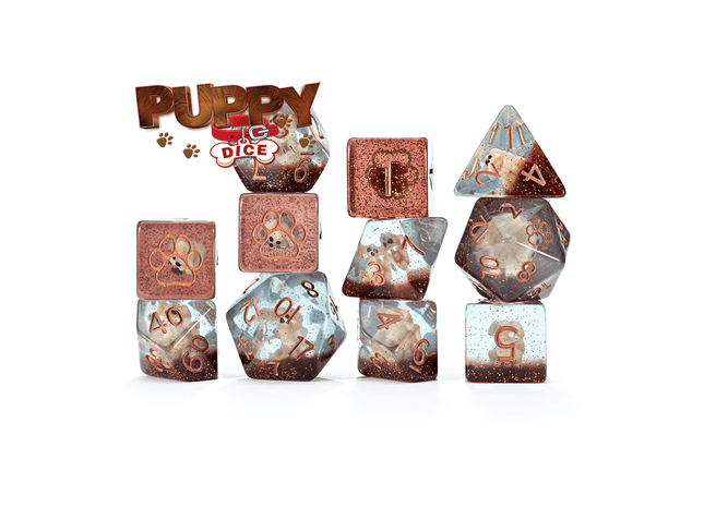 Gamers Guild AZ Gate Keeper Games Gate Keeper Games 11 Die Set: Inclusion Dice - Puppy Dice Gate Keeper Games