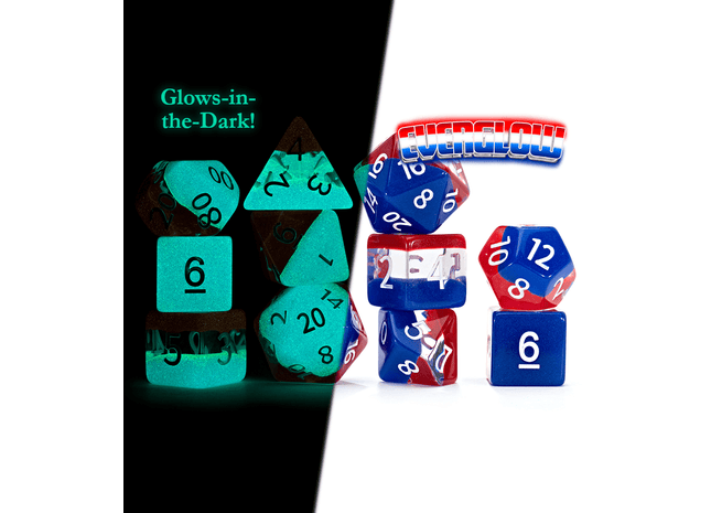 Gamers Guild AZ Gate Keeper Games Gate Keeper Games 11 Die Set: Radiant Dice - Everglow Gate Keeper Games