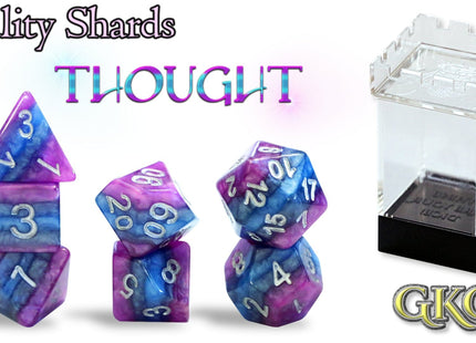 Gamers Guild AZ Gate Keeper Games Gate Keeper Games 11 Die Set: Reality Shards - Thought - Black Friday Gate Keeper Games