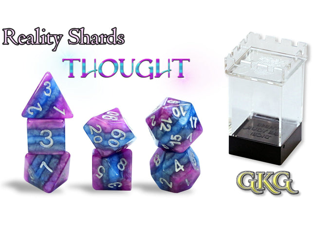 Gamers Guild AZ Gate Keeper Games Gate Keeper Games 11 Die Set: Reality Shards - Thought - Black Friday Gate Keeper Games
