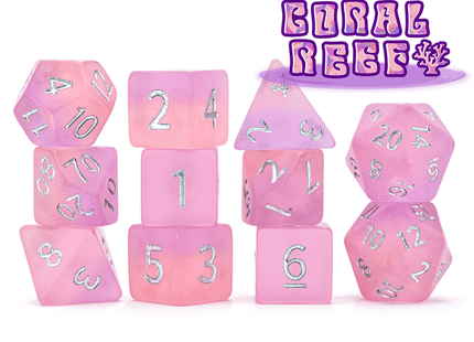 Gamers Guild AZ Gate Keeper Games Gate Keeper Games 11 Die Set: Sea Glass - Coral Reef - Black Friday Gate Keeper Games