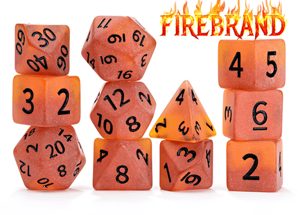 Gamers Guild AZ Gate Keeper Games Gate Keeper Games 11 Die Set: Sea Glass - Firebrand - Black Friday Gate Keeper Games