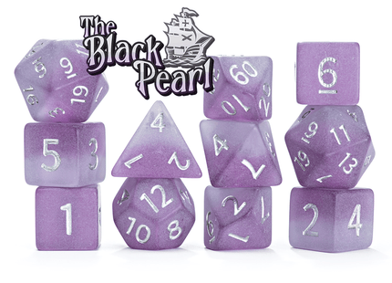 Gamers Guild AZ Gate Keeper Games Gate Keeper Games 11 Die Set: Sea Glass - The Black Pearl - Black Friday Gate Keeper Games