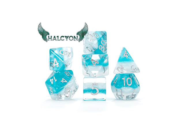 Gamers Guild AZ Gate Keeper Games Gate Keeper Games 7 Die Set: Eclipse Dice - Halcyon Gate Keeper Games