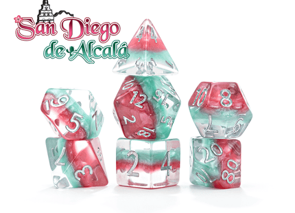 Gamers Guild AZ Gate Keeper Games Gate Keeper Games 7 Die Set: Eclipse Dice - San Diego De Alcala Gate Keeper Games