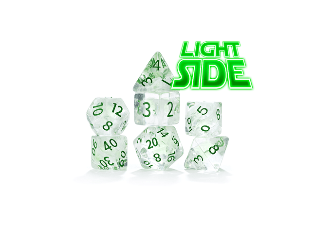 Gamers Guild AZ Gate Keeper Games Gate Keeper Games 7 Die Set: Inclusion Dice - Light Side Gate Keeper Games