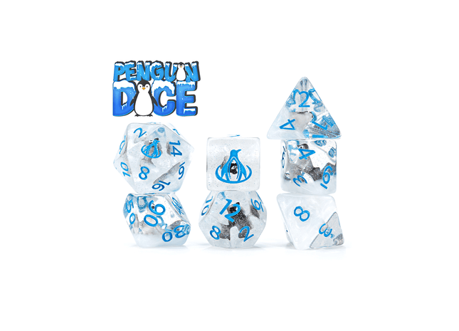 Gamers Guild AZ Gate Keeper Games Gate Keeper Games 7 Die Set: Inclusion Dice - Penguin Gate Keeper Games