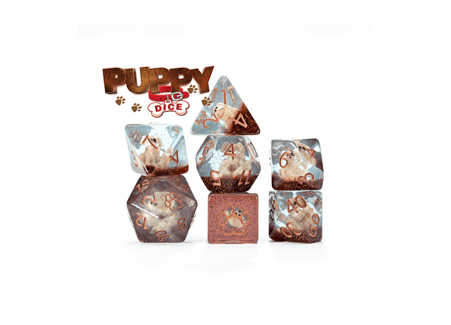 Gamers Guild AZ Gate Keeper Games Gate Keeper Games 7 Die Set: Inclusion Dice - Puppy Dice Gate Keeper Games