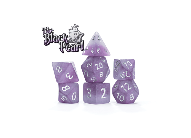 Gamers Guild AZ Gate Keeper Games Gate Keeper Games 7 Die Set: Sea Glass - The Black Pearl Gate Keeper Games