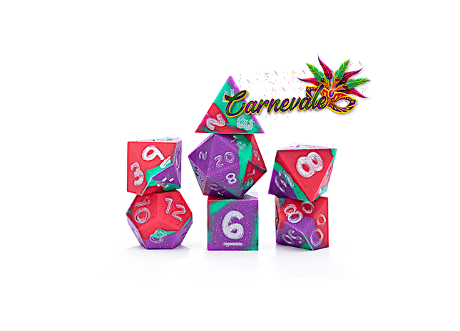 Gamers Guild AZ Gate Keeper Games Gate Keeper Games: Anti Stress Silicone Dice - Carnevale Gate Keeper Games