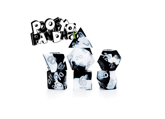 Gamers Guild AZ Gate Keeper Games Gate Keeper Games: Anti Stress Silicone Dice - Poofy Panda Gate Keeper Games