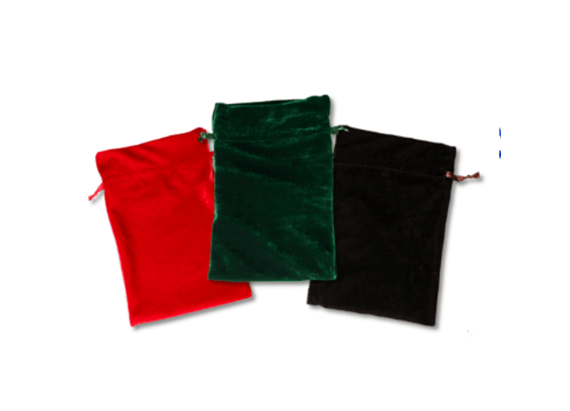 Gamers Guild AZ Gate Keeper Games Gate Keeper Games : Dice Bags - Dice Bags – Classy Velvet - Black Gate Keeper Games