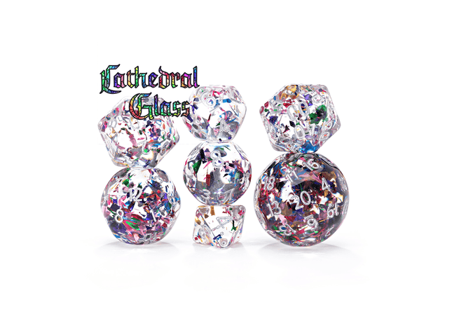 Gamers Guild AZ Gate Keeper Games Gate Keeper Games: Double Dice 7 Die Set - Cathedral Glass Gate Keeper Games