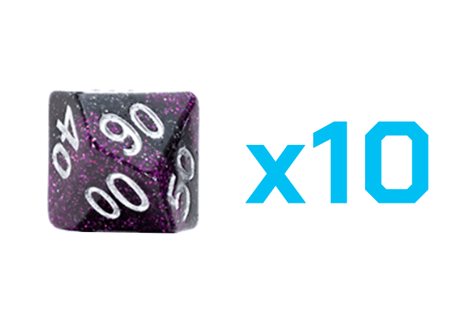 Gamers Guild AZ Gate Keeper Games Gate Keeper Games Set of 10 D10: Glitter Bomb - Grandiloquent Gate Keeper Games