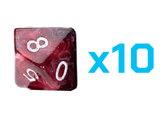 Gamers Guild AZ Gate Keeper Games Gate Keeper Games Set of 10 D10: Halfsies Dice -  Give Me Liberty or Give Me Dice Gate Keeper Games