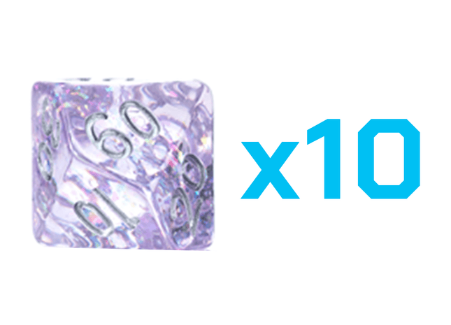 Gamers Guild AZ Gate Keeper Games Gate Keeper Games Set of 10 D10: Holographic Dice - Pegasus Wings Gate Keeper Games