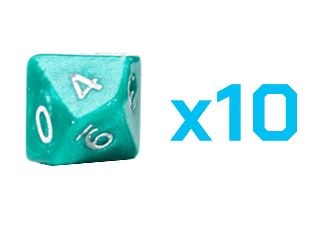 Gamers Guild AZ Gate Keeper Games Gate Keeper Games Set of 10 D10: Mercurial Dice -  Venus Gate Keeper Games