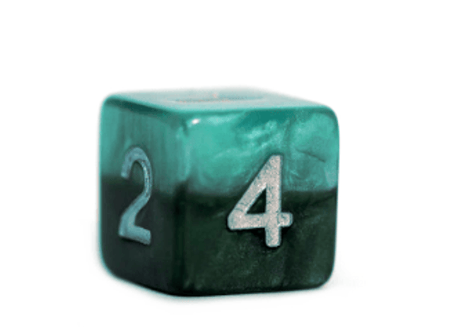 Gamers Guild AZ Gate Keeper Games Gate Keeper Games Set of 12 D6: Adamantine Halfsies Dice Gate Keeper Games