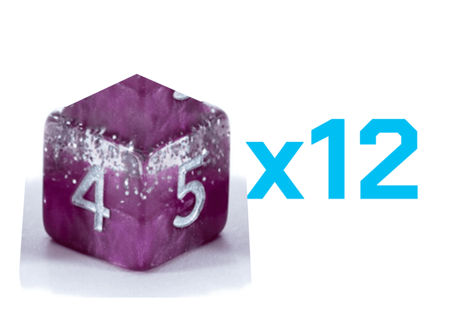 Gamers Guild AZ Gate Keeper Games Gate Keeper Games Set of 12 D6: Halfsies Dice - Wine Gate Keeper Games