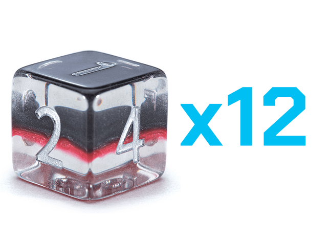 Gamers Guild AZ Gate Keeper Games Gate Keeper Games Set of 12 D6: Magma Eclipse Dice Gate Keeper Games