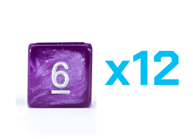 Gamers Guild AZ Gate Keeper Games Gate Keeper Games Set of 12 D6: Mercurial Dice - Saturn Gate Keeper Games