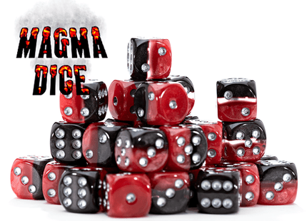 Gamers Guild AZ Gate Keeper Games Gate Keeper Games Set of 36 D6: Inminity Dice - Magma Dice Gate Keeper Games