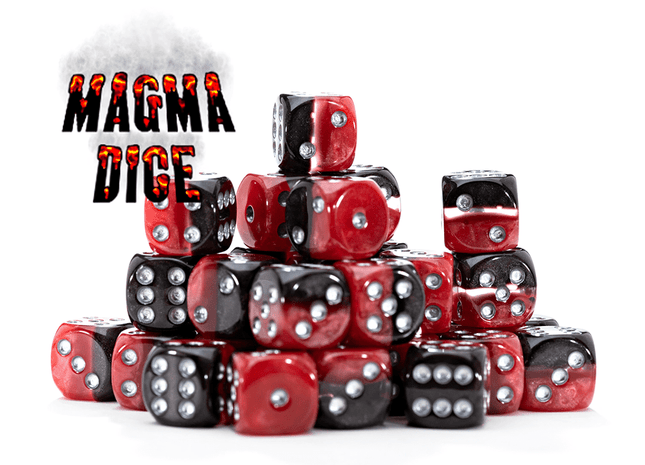 Gamers Guild AZ Gate Keeper Games Gate Keeper Games Set of 36 D6: Inminity Dice - Magma Dice Gate Keeper Games
