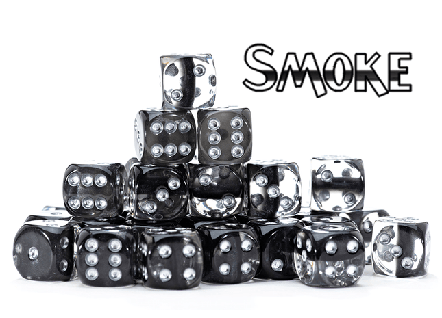Gamers Guild AZ Gate Keeper Games Gate Keeper Games Set of 36 D6: Inminity Dice - Smoke Gate Keeper Games