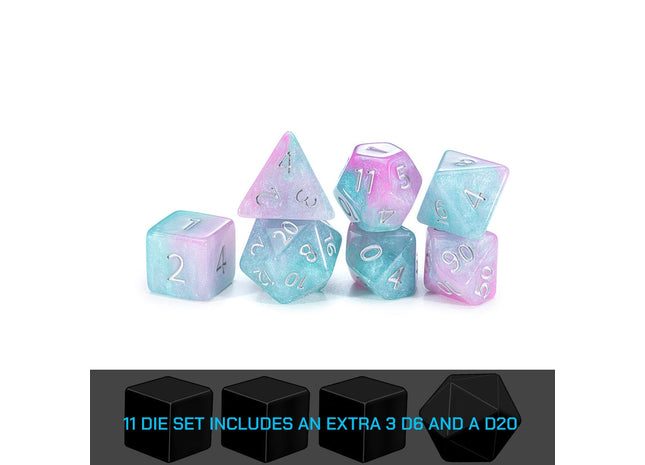 Gamers Guild AZ Gate Keeper Games GKGAE212-11d - Gate Keeper Games 11 Die Set: Mintgenta Aether Dice Gate Keeper Games