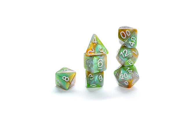 Gamers Guild AZ Gate Keeper Games GKGAE248-7d - Gate Keeper Games 7 Die Set: Ork York Aether Dice Gate Keeper Games