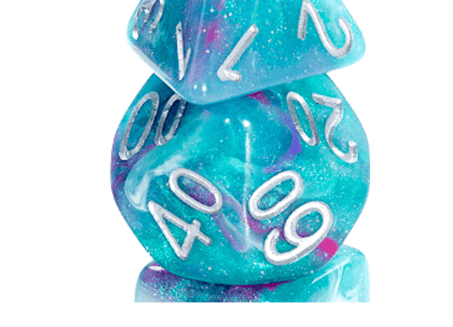 Gamers Guild AZ Gate Keeper Games GKGAE317-10d10 - Gate Keeper Games Set of 10 D10: Swirlpool Aether Dice Gate Keeper Games